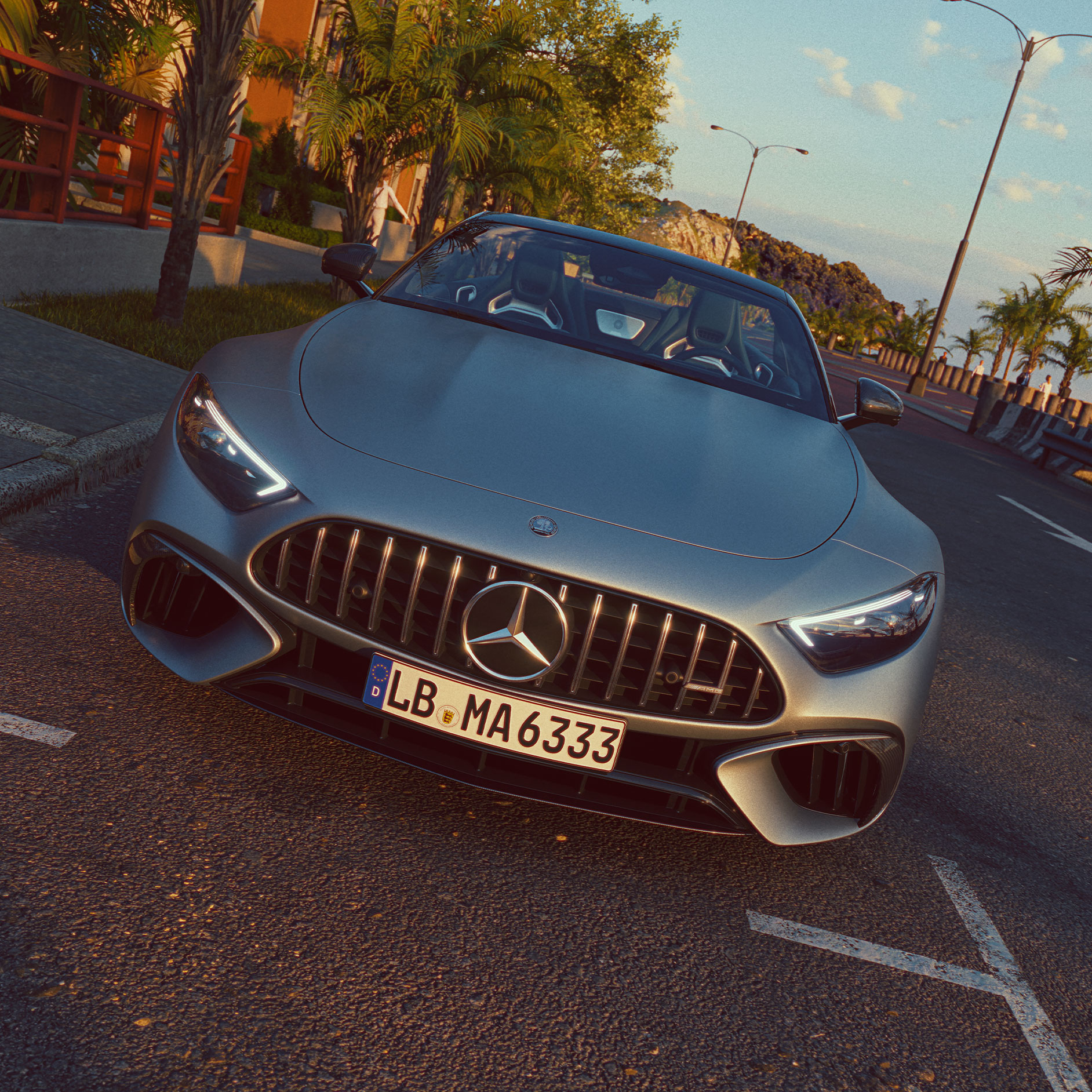 디자인 | SL Roadster | Mercedes-AMG Mercedes-AMG SL Roadster의 디자인.