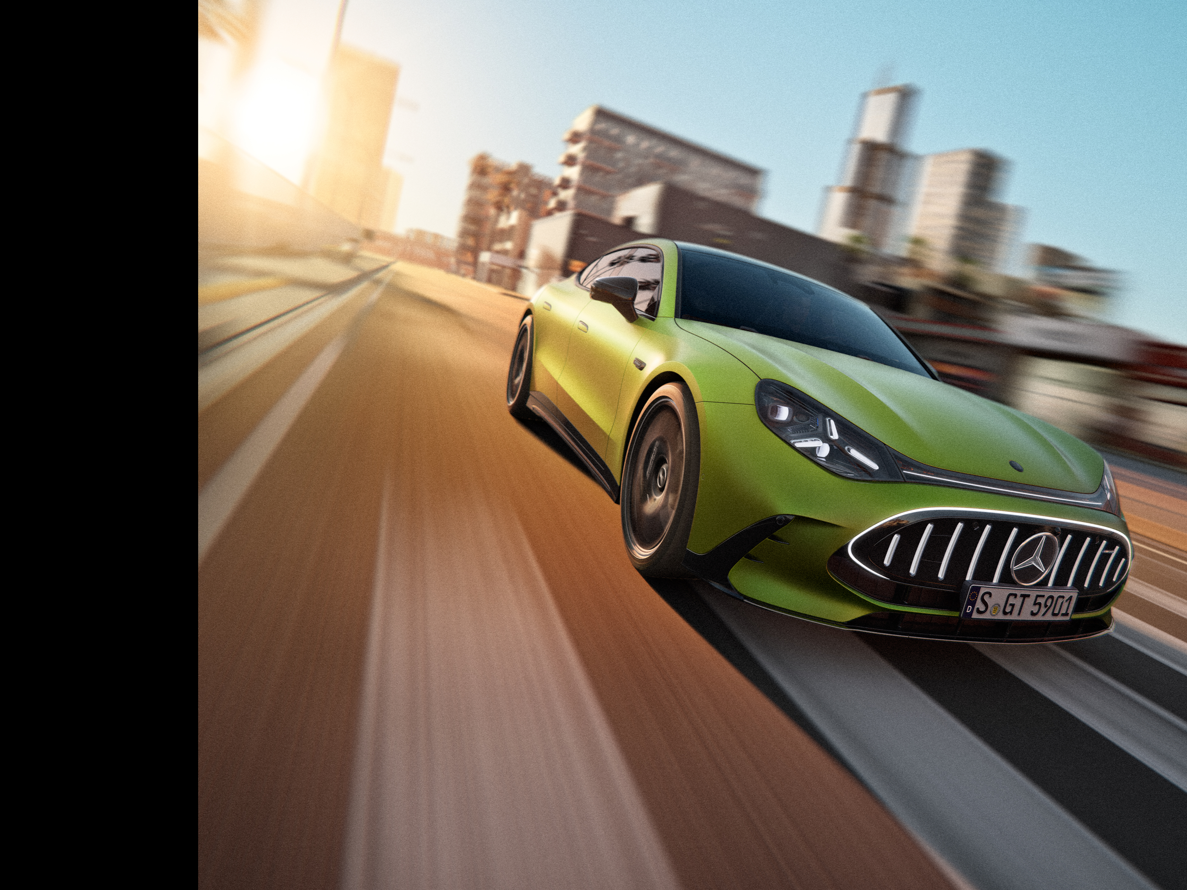 익스테리어 | GT 4도어 Coupé | Mercedes-AMG 메르세데스-AMG의 완전히 새로워진 GT 4도어 쿠페의 외관.