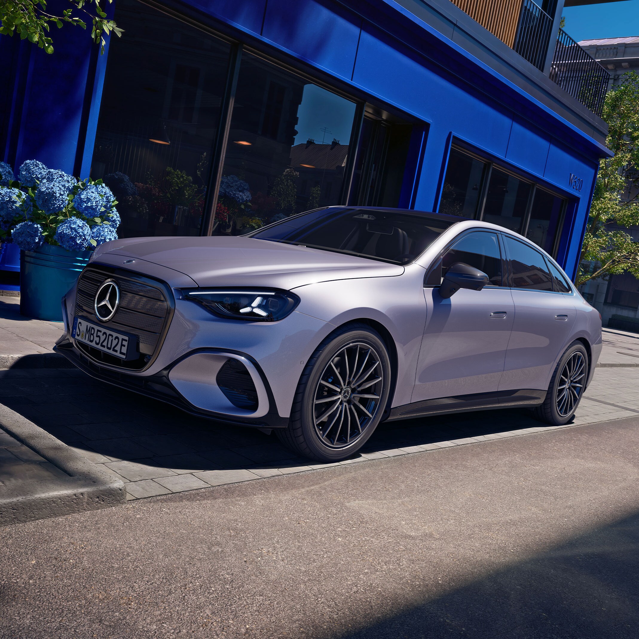 메르세데스-벤츠의 신형 C-클래스 외관.