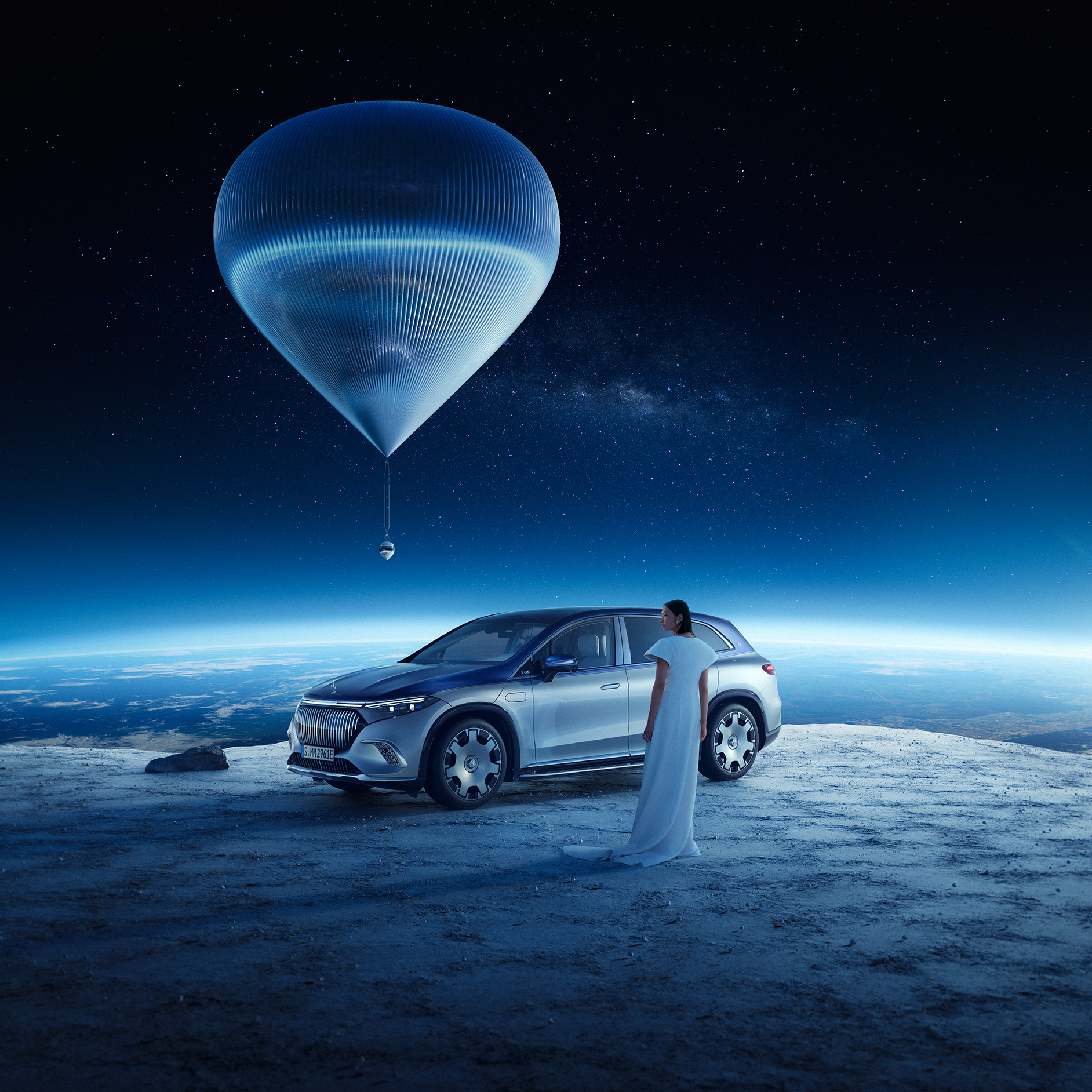 협력 | 브랜드 | Mercedes-Maybach Mercedes-Maybach X Space Perspective 협력