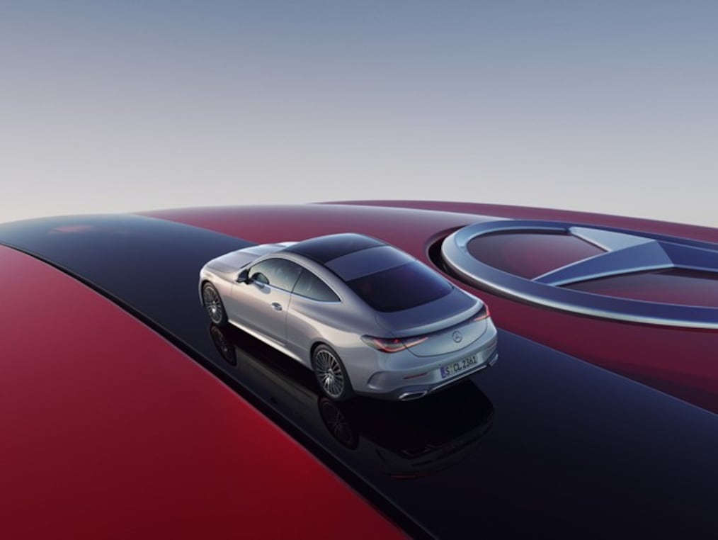 메르세데스-벤츠 뉴 CLE Coupé의 리어 디자인.