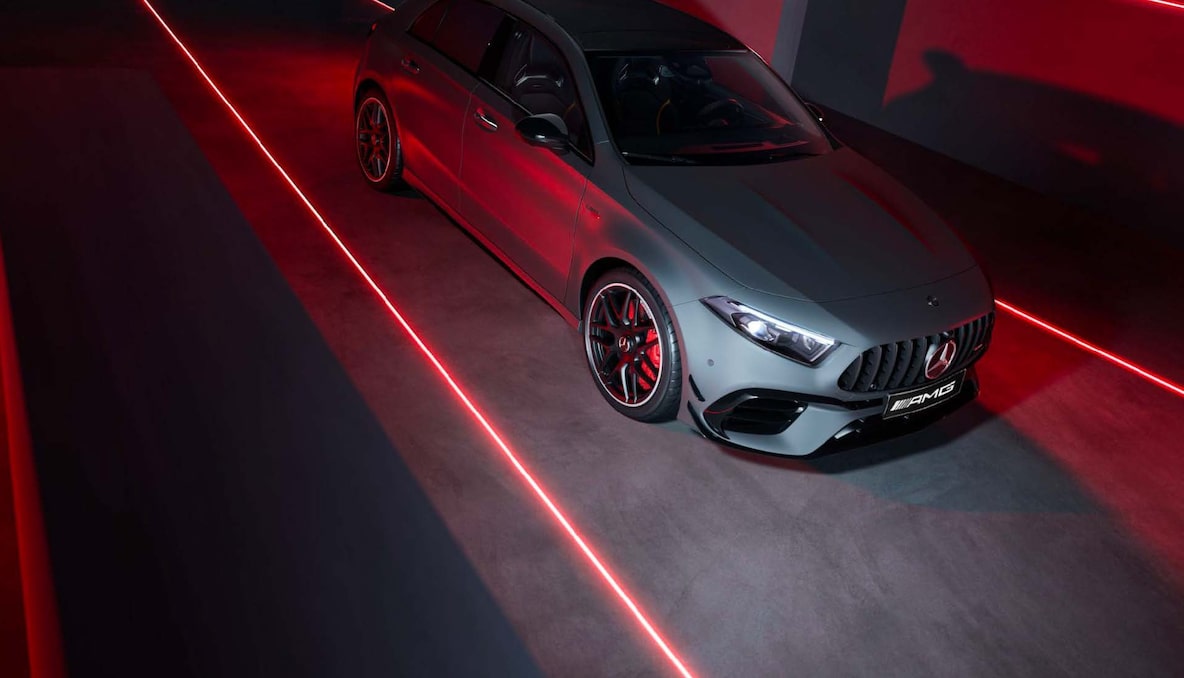 AMG 디자인 플러스 패키지가 적용된 Mercedes-AMG A-Class.