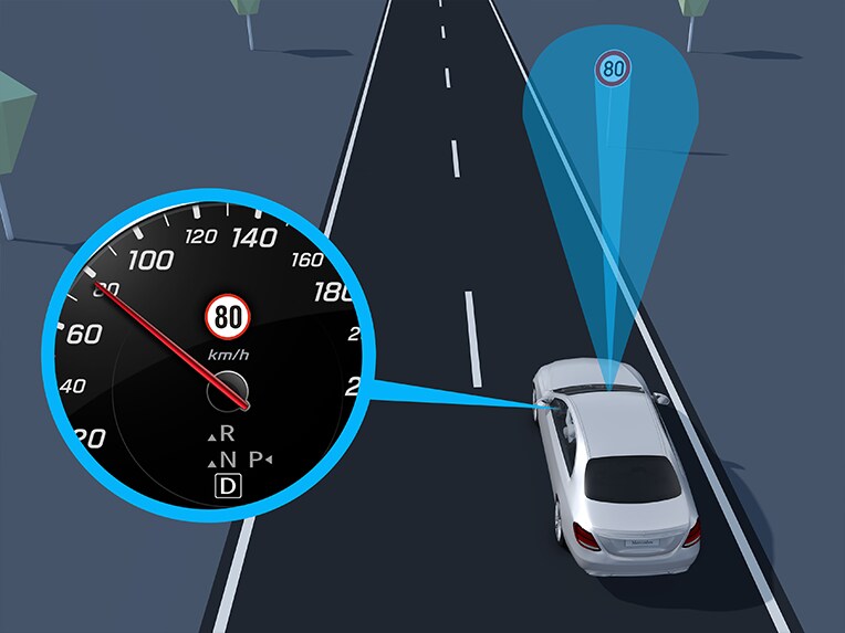 Mercedes-Benz 뉴 EQA의 드라이빙 어시스턴스 패키지