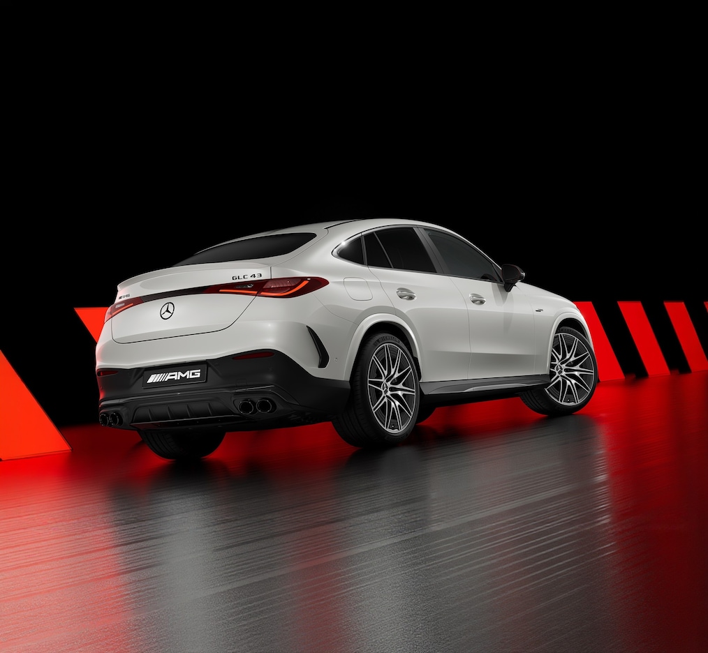 Mercedes-AMG GLC 63 S E PERFORMANCE Coupé의 섀시.