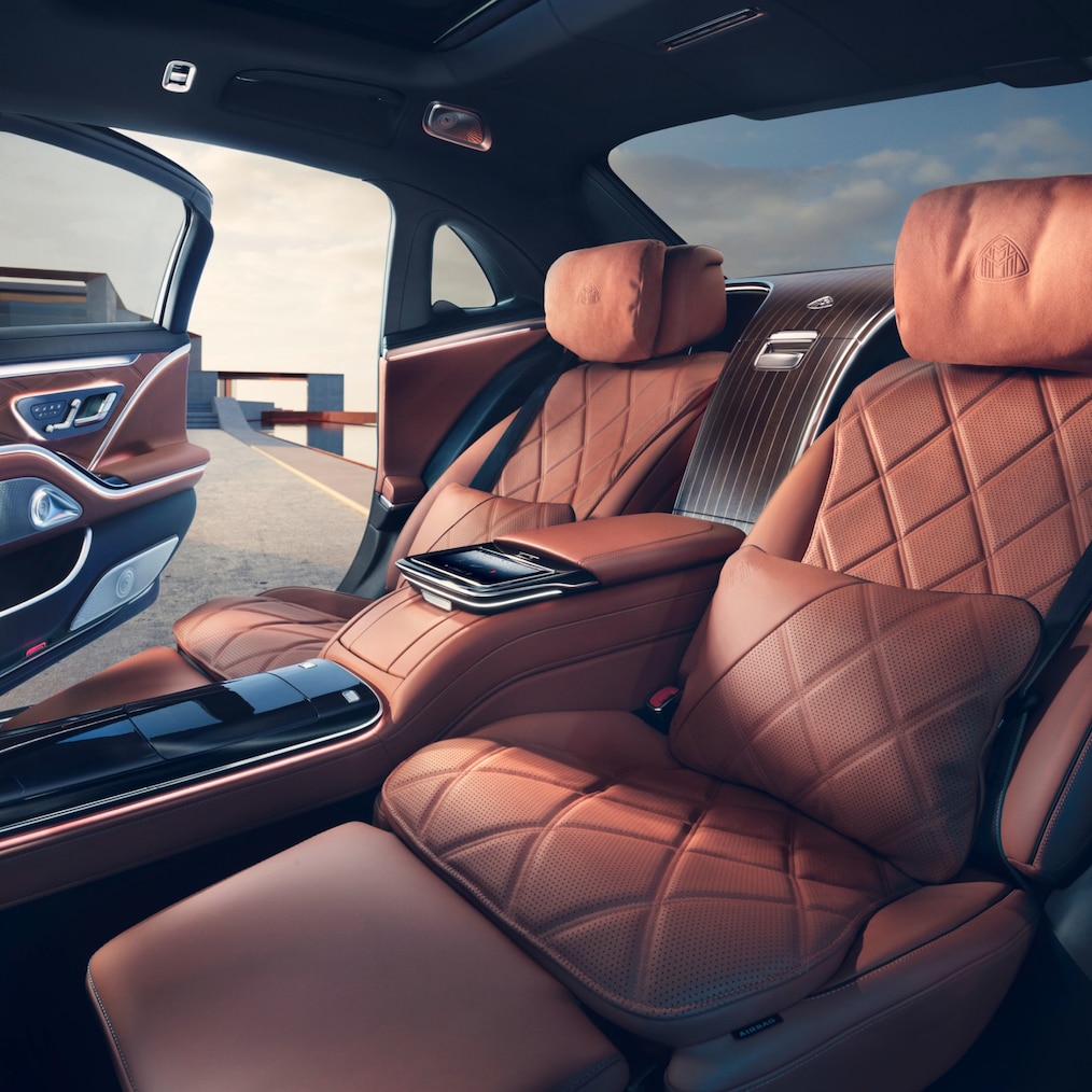 Maybach 전용 휠의 세부 측면도.