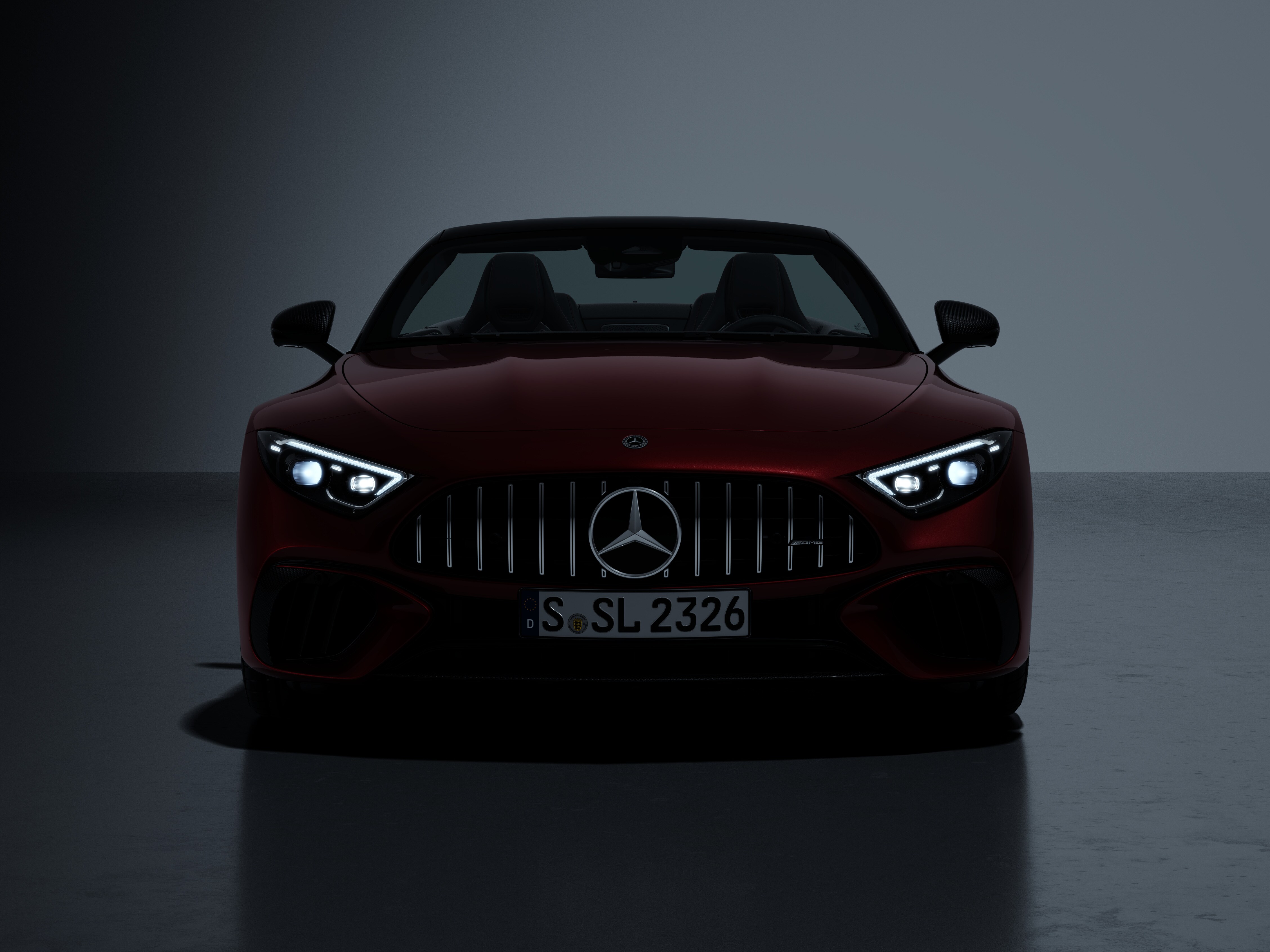 Mercedes-AMG SL Roadster의 디지털 라이트