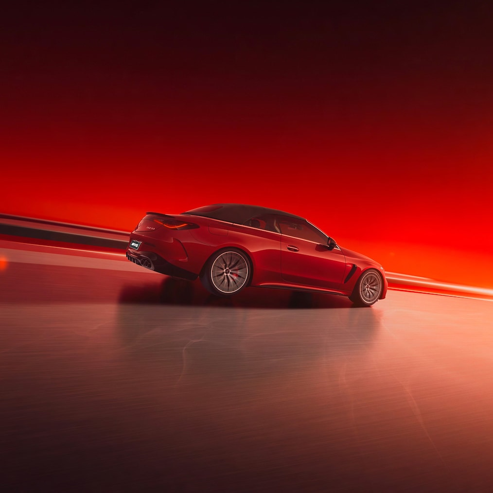 3.0리터 직렬 6기통 엔진과 AMG 퍼포먼스 4MATIC+가 탑재된 드라이브 트레인의 모습.