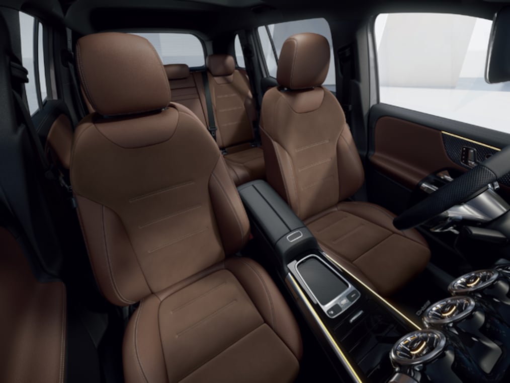 Mercedes-Benz GLB의 컴포트 서스펜션.