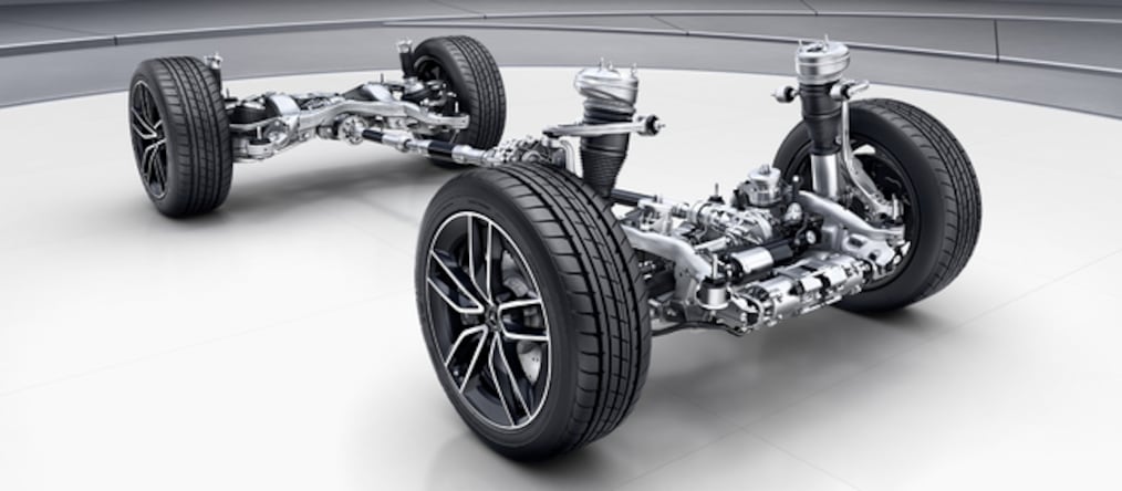 Mercedes-Benz GLE에 탑재된 Burmester® 서라운드 사운드 시스템 스피커.