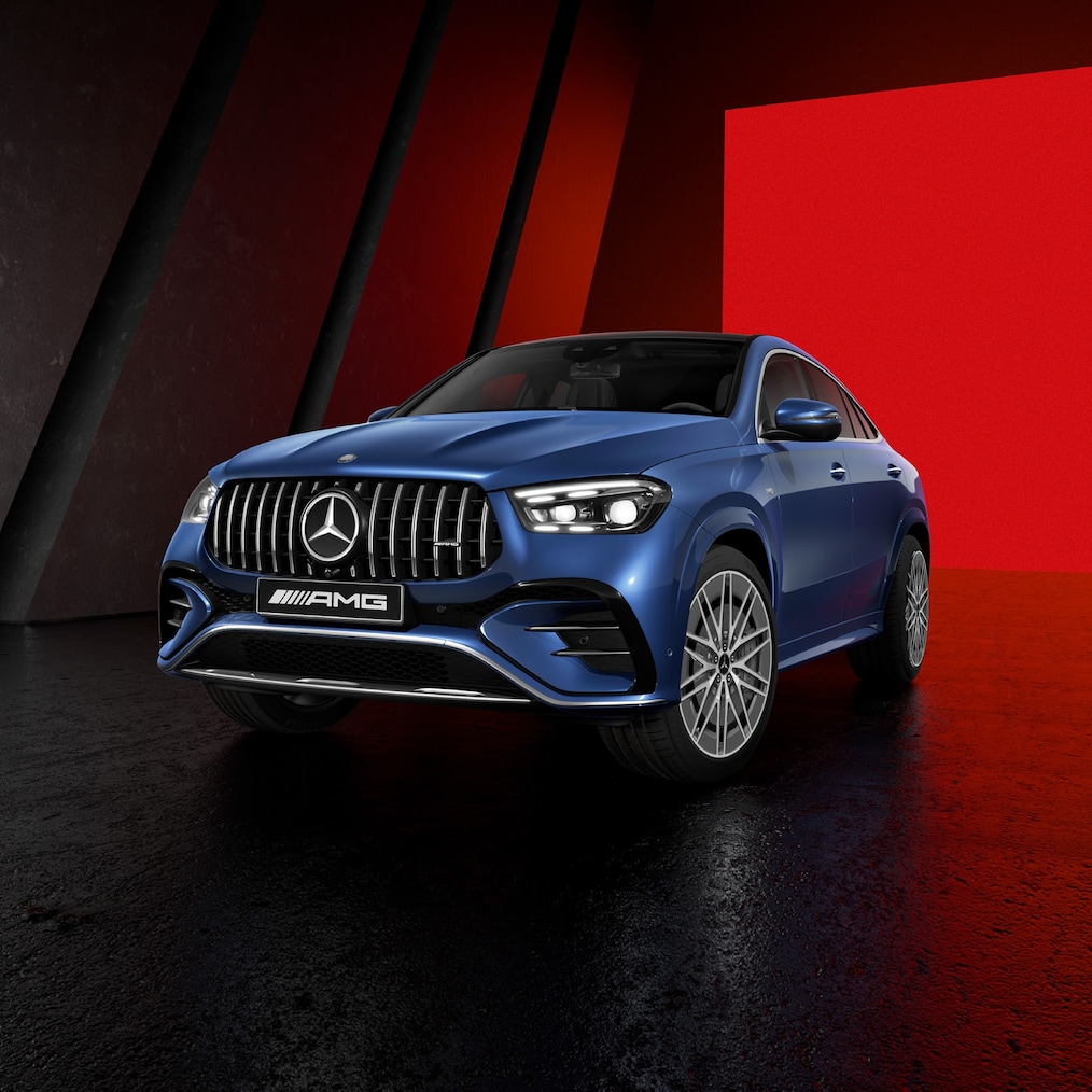 Mercedes-AMG GLE Coupé의 역동적인 모습.