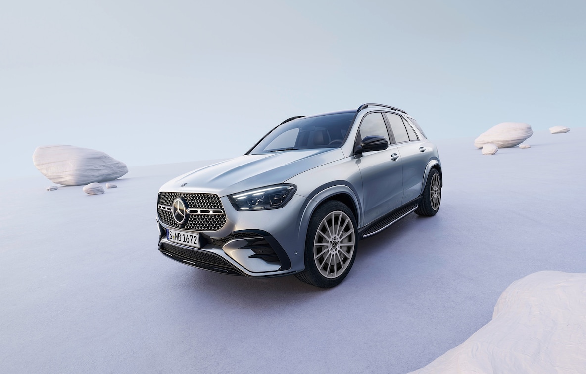 Mercedes-Benz GLE의 인테리어.