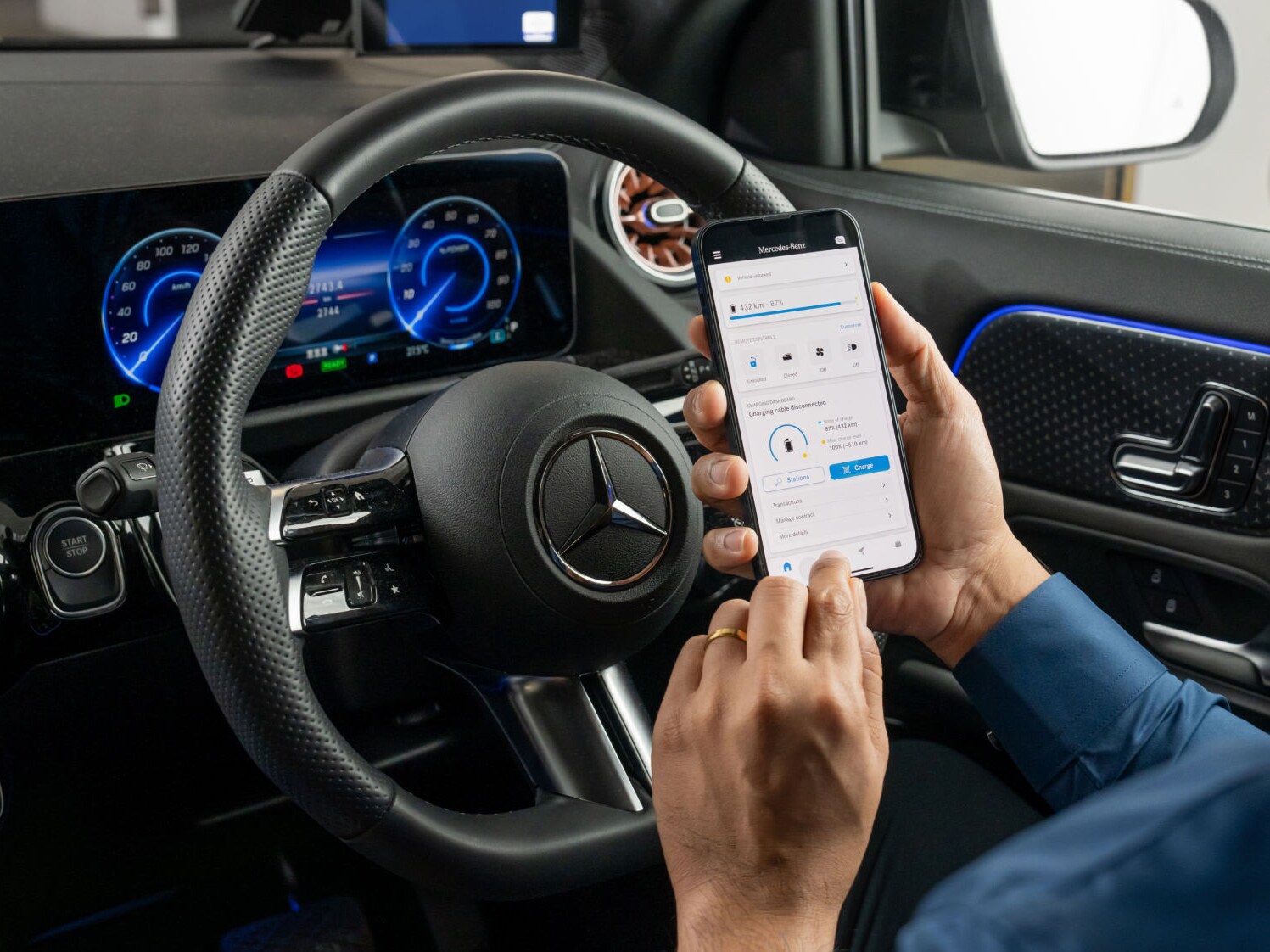 메르세데스-벤츠의 Mercedes-Benz 앱 